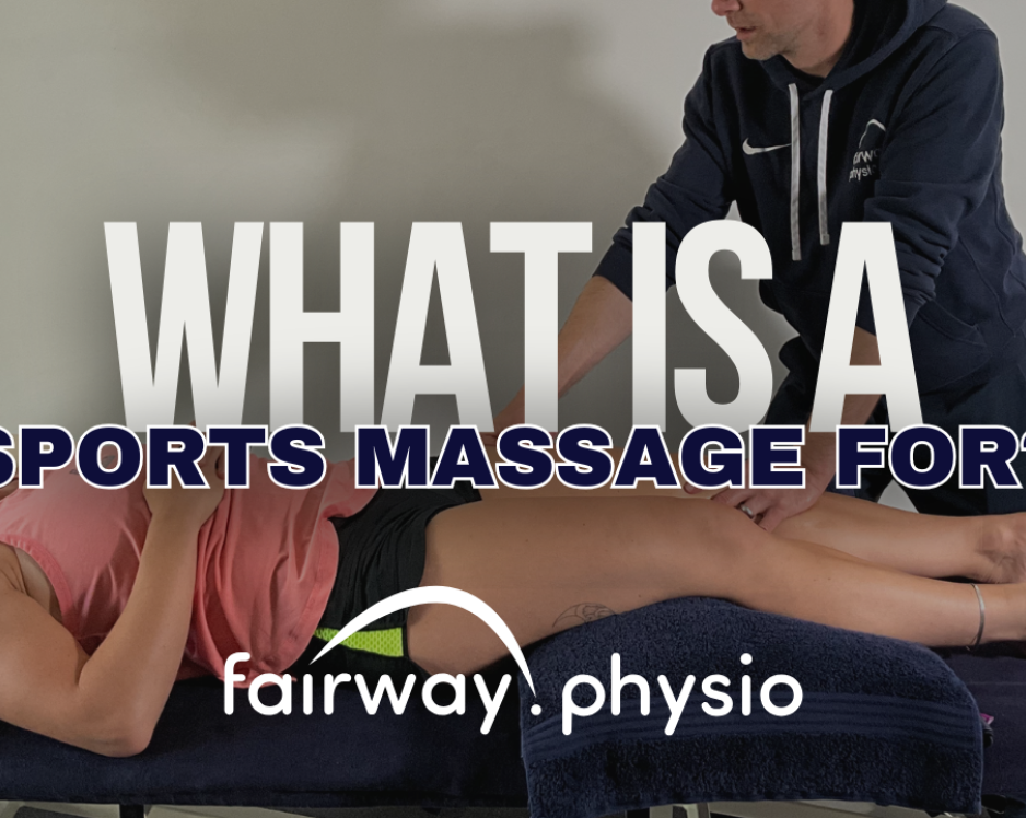 Whats A Sports Massage For